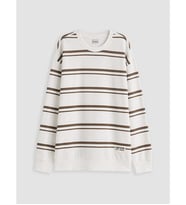 LCW Kids Kahverengi Bisiklet Yaka Çocuk Sweatshirt