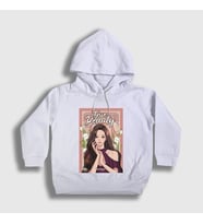 Presmono Unisex Çocuk Beyaz Lim Joo Kyung True Beauty Kapüşonlu Sweatshirt 475802tt