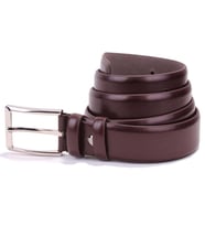 Dagoster DMK26-302 Koyu Kahve 3,5 cm Suni Deri Erkek Kemer