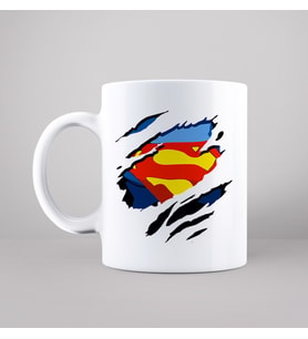 Superman Tasarımlı Kupa