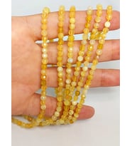 Sarı Opal Taşı Faset Kesim Dizi 4mm (45240)