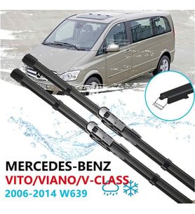 Mercedes Vito Viano W639 Ön Cam Silecek Süpürgesi Seti 2006-2014