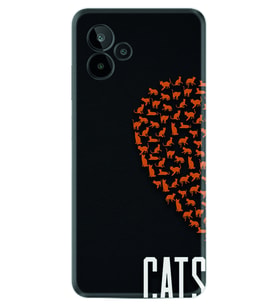 General Mobile GM 24 Pro Kılıf Silikon Desen Özel Seri Cats 1792