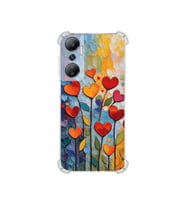 PrintiFy İnfinix Hot 20 ile Uyumlu Düşlerin Dansı Serisi Kökten Sevgi Tasarımlı Uv Baskılı Köşe Korumalı Antişok Kılıf