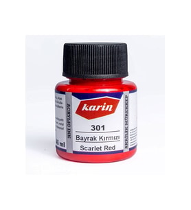 Hat Mürekkebi-kaligrafi Mürekkebi-akrilik Mürekkep Bayrak Kırmızı 301-45ml