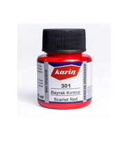 Hat Mürekkebi-kaligrafi Mürekkebi-akrilik Mürekkep Bayrak Kırmızı 301-45ml (Çok Renkli)