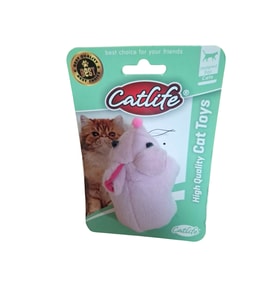 Kedi Oyuncağı Peluş Fare Pembe