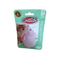 Kedi Oyuncağı Peluş Fare Pembe