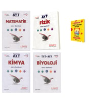 Limit AYT Matematik Fizik Kimya ve Biyoloji Soru Bankası  4lü Set + Planlama Defteri