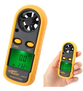 Smart Sensor AR 816 Rüzgar Hızı ve Sıcaklık Ölçer Anemometre