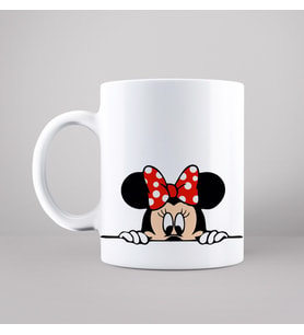Minnie Mouse Sevgili Çift Tasarımlı Kupa
