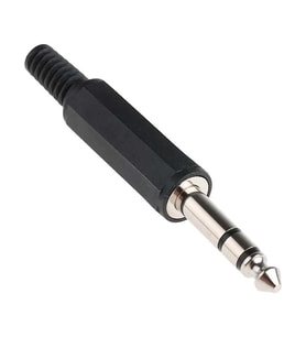 PLASTİK 6.3 MM STEREO GİTAR JACK