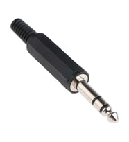 PLASTİK 6.3 MM STEREO GİTAR JACK