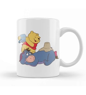Winnie The Pooh Eeyore 07 Kupa Bardak Porselen