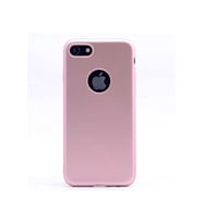Apple iPhone 8 Plus Uyumlu Kılıf Zore Premier Silikon Kapak (Rose Gold Altın)