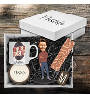 Motto Gift Erkeklere Özel Tasarım Karikatür Biblolu Hediye Kutusu 113004