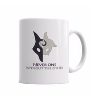 Never One Without The Other Kupa Bardak Porselen