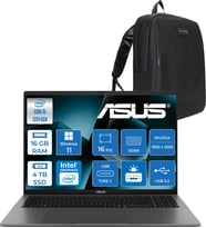 Asus Vivobook S16 S3607VA Intel Core I5 13420H Ddr5 56GB 512GB SSD Windows 11 Home 16" 300NITS Wuxga IPS 144HZ Taşınabilir Bilgisayar RP076H13 + Zetta Çanta