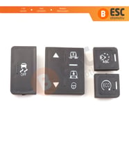 Rang.e Rover Sport L494 Makyajsız Kasa için Konsol Düğme Kapağı ECO lu Versiyon