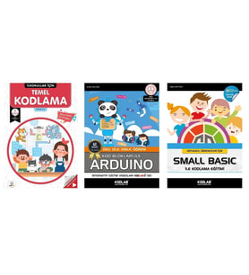 KODLAB YAYIN İLK VE ORTA OKULLAR İÇİN KODLAMA SETİ (Siyah - Beyaz)