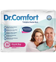 Dr.Comfort Yetişkin Hasta Bezi Bel Bantlı Tekstil Yüzeyli S - Küçük - Small 30 Adet