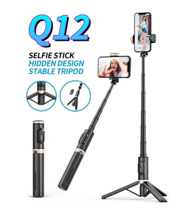 Çok Fonksiyonlu Alüminyum Döner Selfie Çubuğu, Ayarlanabilir 215-730mm