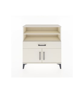 Arges Şifonyer 3 Raflı Tek Çekmeceli 2 Kapaklı 88x30x96 Aytaşı-Aytaşı