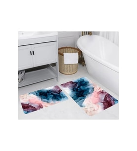 Eliana Home Baskılı 2'li Banyo Paspas Takımı RVG5253