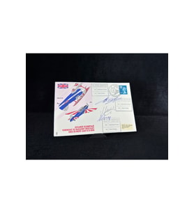 1976 Kiev Akrobatic Uçuş Dünya Şampiyonası FDC Izlak İmzalı Limitli 293'den 23. İlk Gün Zarfı