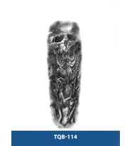 TQB-114 SAVAŞCI DESEN GEÇİCİ KOL DÖVMESİ-TATTO