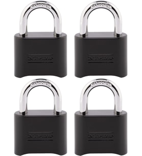 Master Lock Siyah Şifreli Kilit, Özelleştirilebilir Combo Asma Kilit, Kapalı Ve Açık Hava Koşulların
