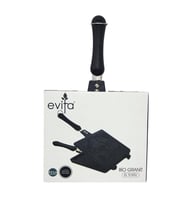 Evita Bio Granit Ocak Üstü El Tost Makinesi Siyah