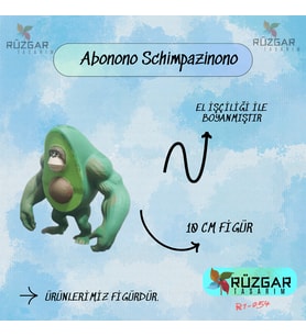 Abonono Schimpazinono Tung Tung Sahur Karakteri 10 Cm Figür