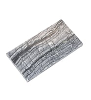Dekoratif Sunumluk Antrasit Doğal Mermer Taş - 27x16 cm
