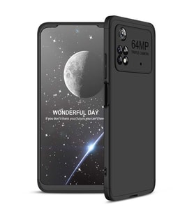 Xiaomi Poco M4 Pro 4G Kılıf Zore Ays Kapak (Siyah)