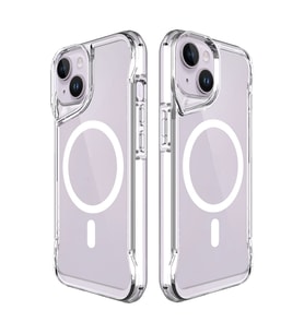 iPhone 14 Plus Kılıf Case, Magnet Magsafe Şarj Özellikli Şeffaf Magnet Magsafe Transparent Cover