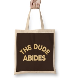 Big Lebowski The Dude Abides Bez Çanta Uzun Saplı