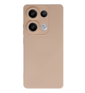 Newface Xiaomi Redmi Note 13 4G Kılıf Nano içi Kadife Silikon - Pudra