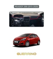 PEUGEOT 208 (2015-2020)TORPİDO KORUMA HALISI GRİ KENAR