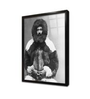 Robert Peary Çerçeveli Cam Tablo