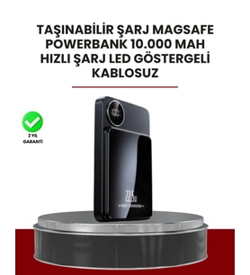 Gerçek Zamanlı Güç Göstergeli Manyetik Usb-C Taşınabilir