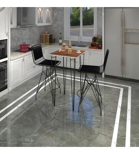 Knsz masa sandalye takımı hem105zengin cvzsyh 060*060 2 sandalye syhsyh sırt minderli