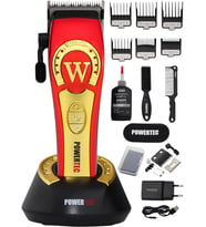 Powertec Tr-4800 Tam Profesyonel 9.000Rpm 8 Kademeli Saç-Sakal Kesim Makinesi +Yedek Seramik Bıçak S