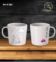 KirliPatiler Taş Kupa Fincan Üzeri Anneler Günü Baskılı (Model 7)