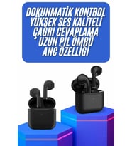 Kablosuz Bluetooth Kulaklık TWS Pro5 Kulaklık ANC Özelliği Dokunmatik Kontrol