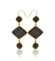 Kadir Jewellery 22 Ayar Altın Kaplama Kadın Sallantılı Küpe -El İşçiliği Ve Hipoalerjenik Küpe
