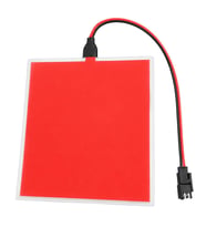 Powermaster PM-37728 100X100mm Elektrominesans (EL) 3V Led Panel Kırmızı Aydınlatmalı Esnek Yapı