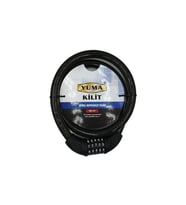 Yuma Ym-747 120cm 20mm 5 Şifreli Siyah Motorsiklet Kilidi