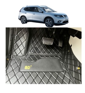 Nissan X-Trail 2014-2021 Arası Aracına Özel 5 Kişilik 8d Tek Katmanlı Havuzlu Paspas Takımı (Altın)