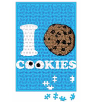 Cookie Monster Kurabiyeleri Severim Kurabiye Canavarı Puzzle